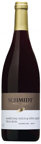 2016 Marechal Foch & León Millot Rotwein Premium - aus dem Holzfass trocken Bio - Ökologisches Weingut Schmidt