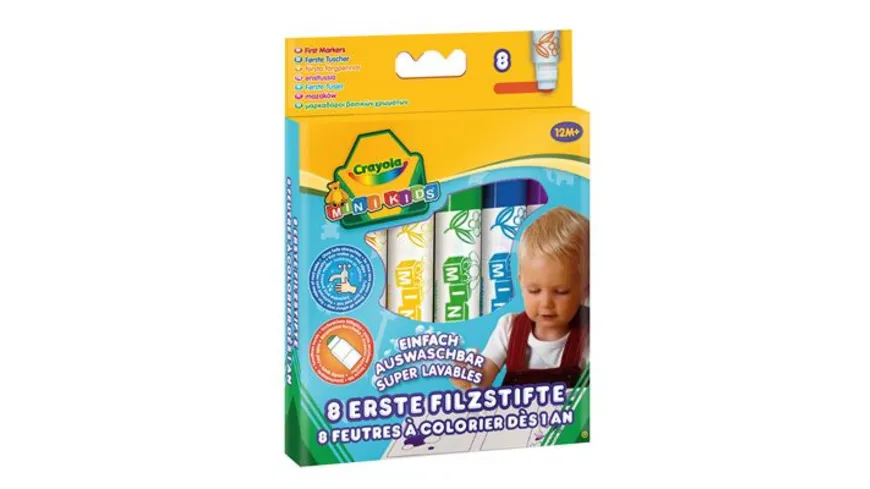 Crayola - Erste Filzstifte, 8 Stück