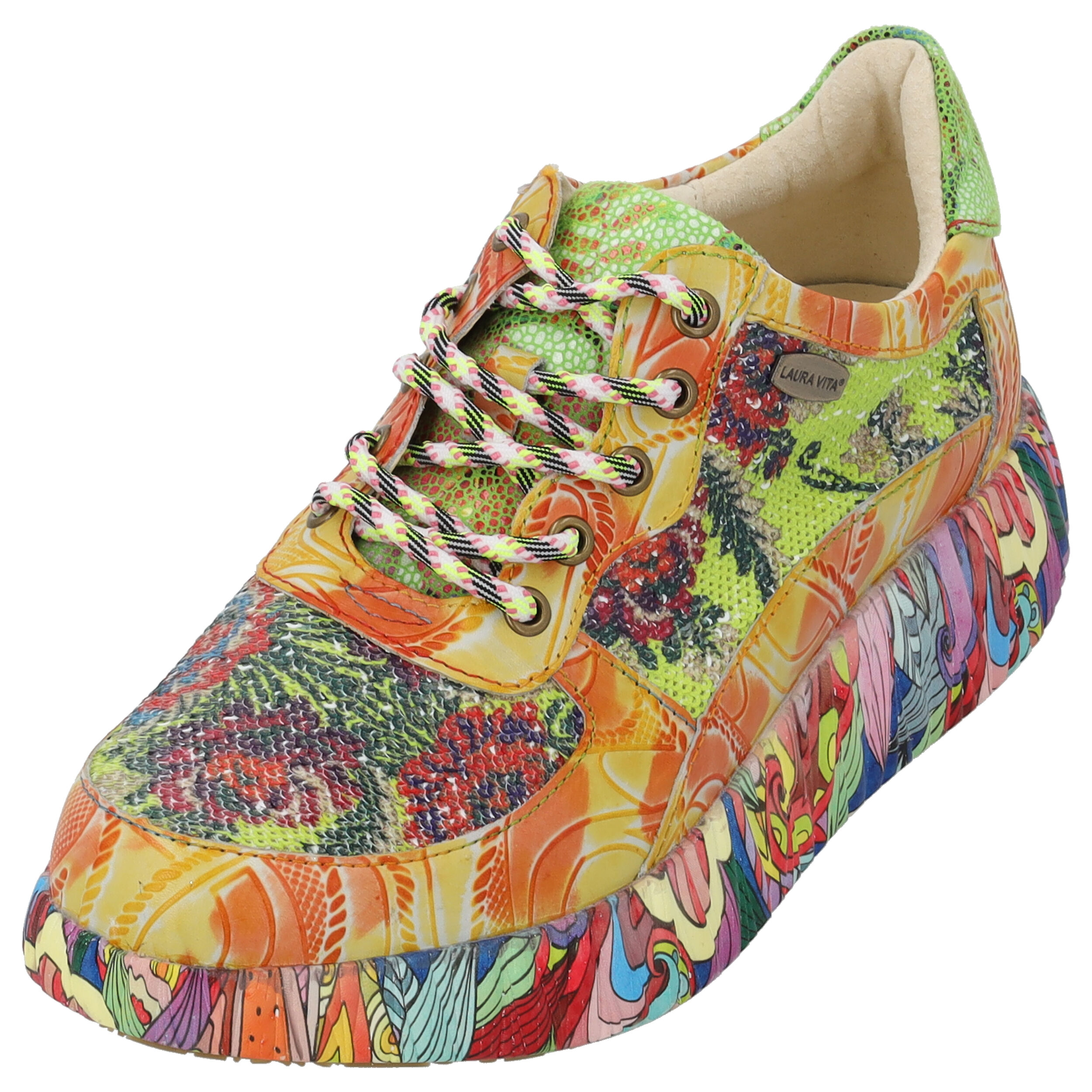 Laura Vita Nikito 02, Schnürschuhe, Damen, Mehrfarbig