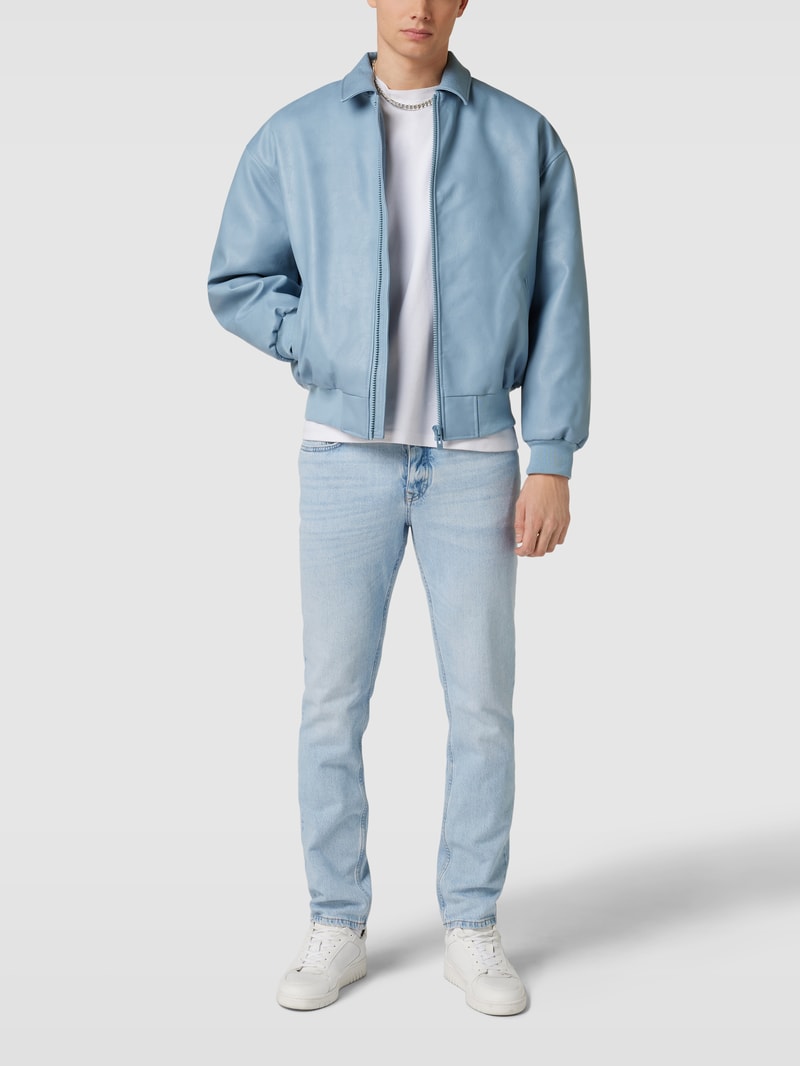 Jeans im 5-Pocket-Style Modell 'SLIM' in hellblau