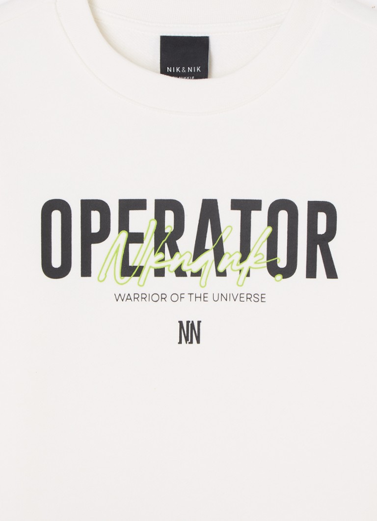 Tricou cu imprimeu operator NIK&NIK