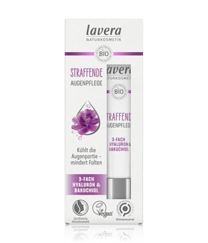 lavera Straffende Augenpflege 3-Fach Hyaluron und Bakuchiol Augenbalsam-15 ml