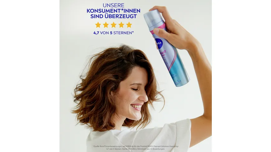 NIVEA Diamant Volumen Haarspray Ult ra Stark 250 ml