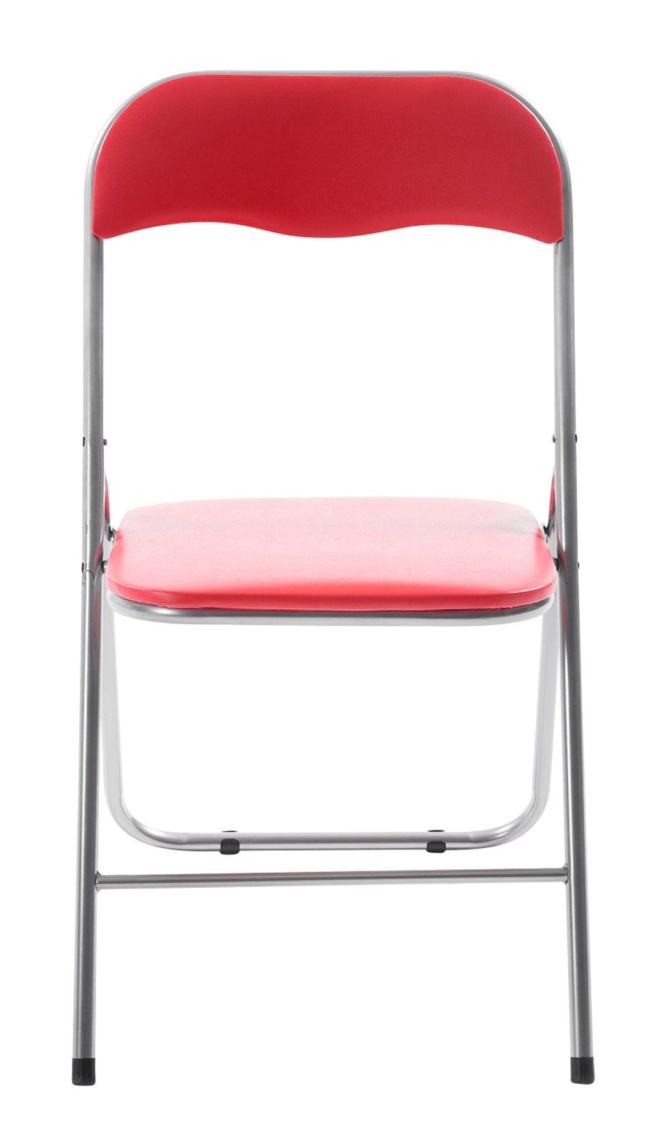 CLP Klappstuhl Felix, Klappbarer mit Kunstleder PVC Sitz Gepolstert