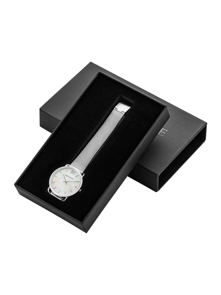 Eastside NY Damen Quarzuhr silber Edelstahl silber in silber günstig kaufen 20 cm