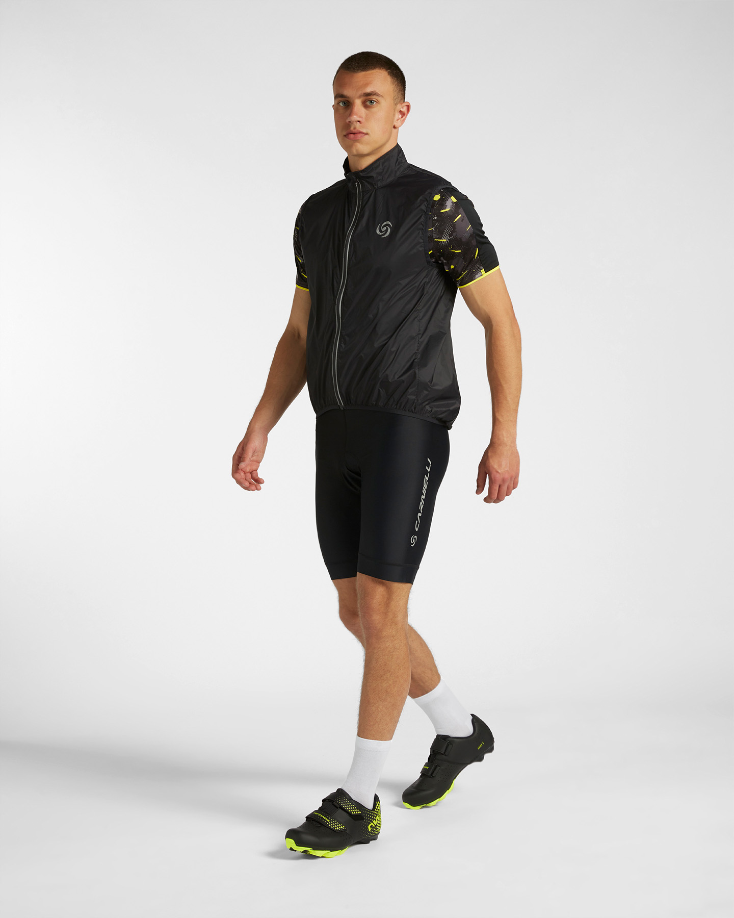 Kurtka rowerowa Carnielli Windproof z zamkiem błyskawicznym M CRNM052-050