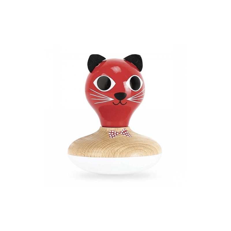 Hochet culbuto maracas Chat