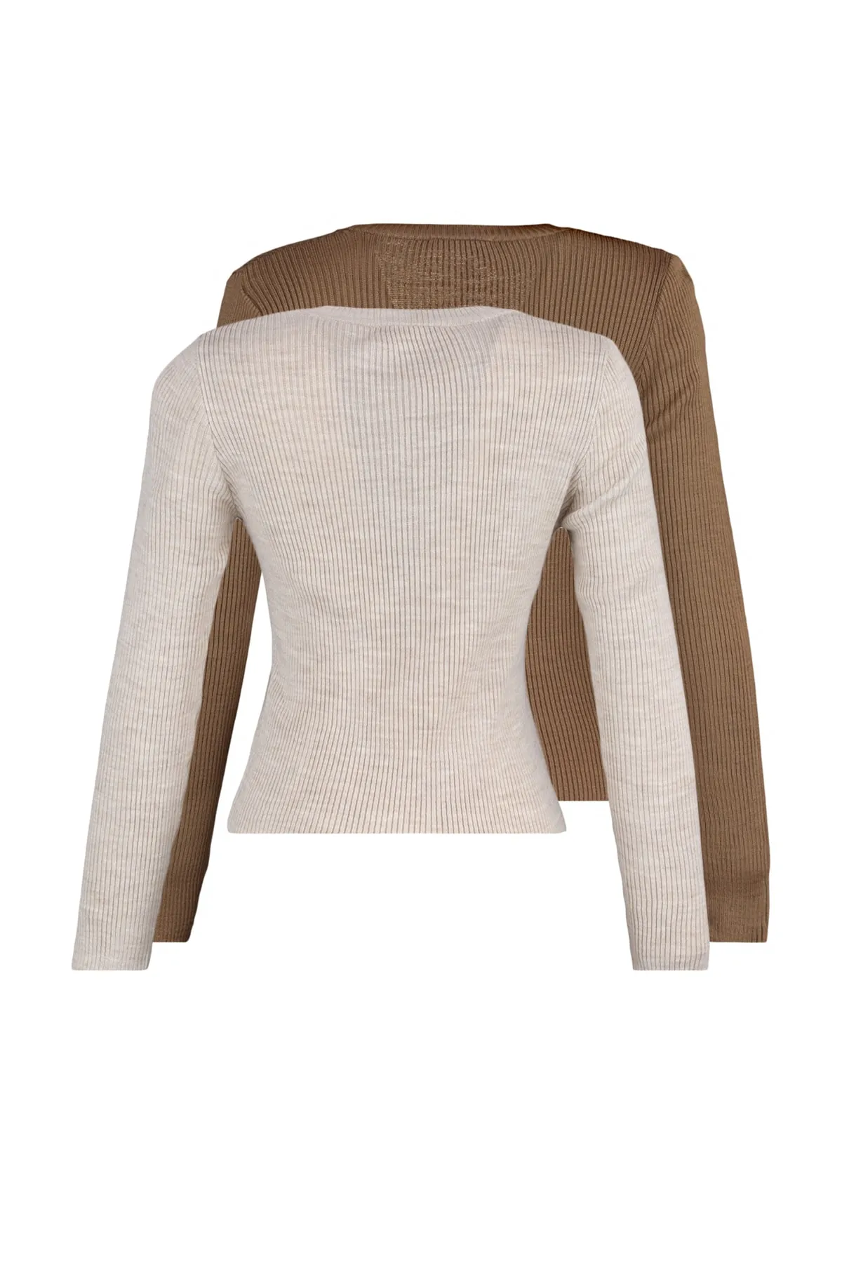 Trendyol Collection  Braun-Stein Strickpullover