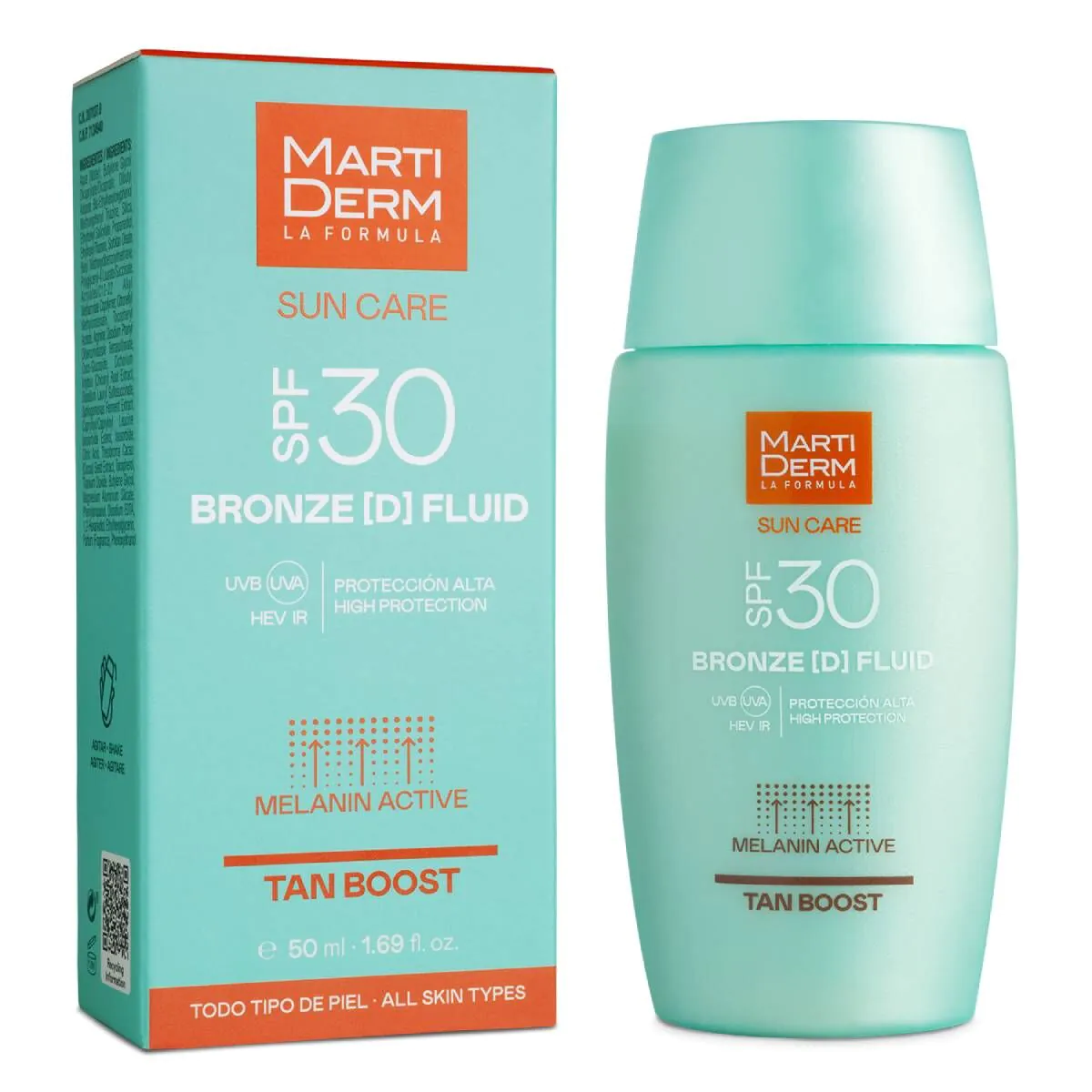 Martiderm Sun Care Bronze D Fluid okerkleurig SPF30 50ml
