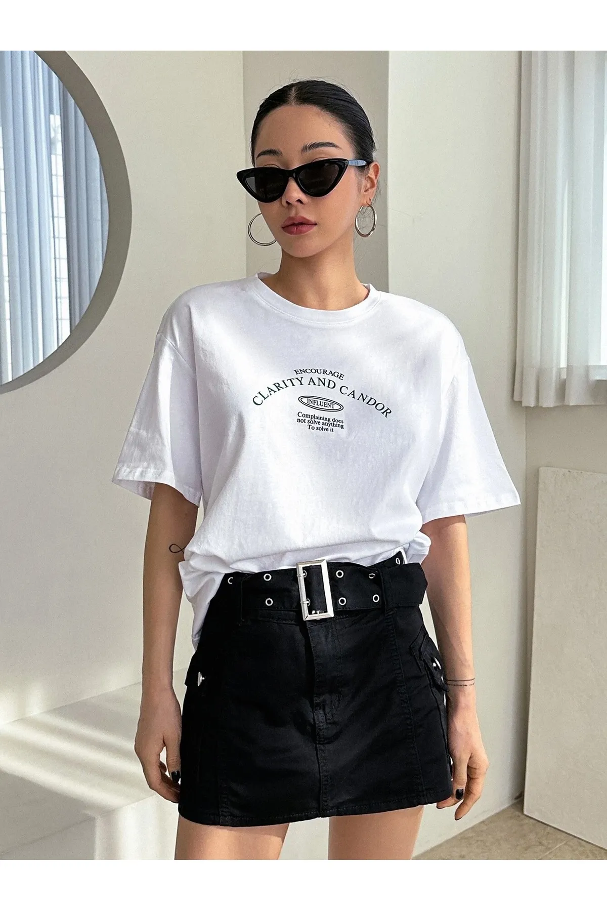 MOONBULL  T-Shirt - Weiß - Regular Fit