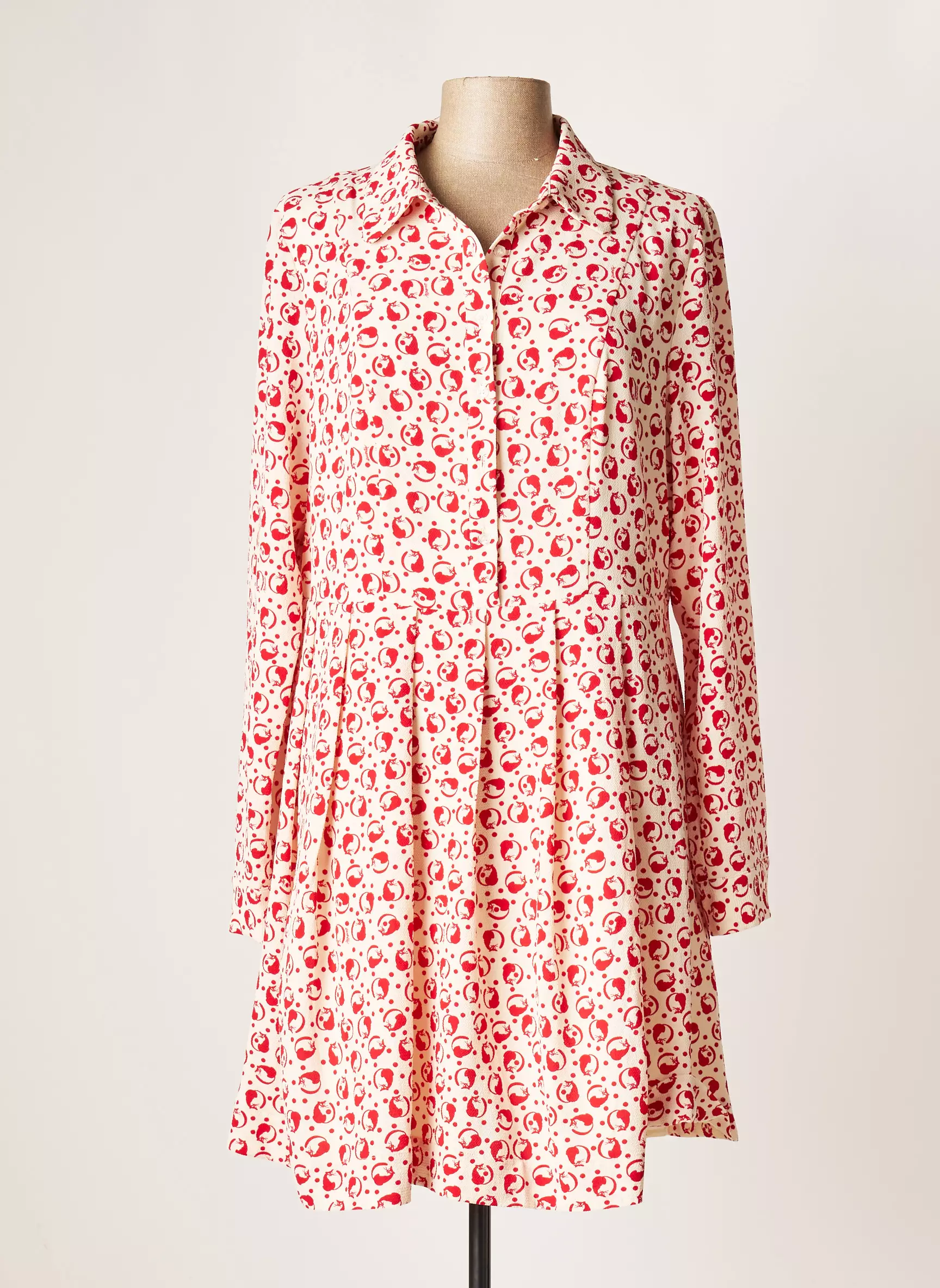 Essentiel Antwerp Robes Courtes Femme couleur beige