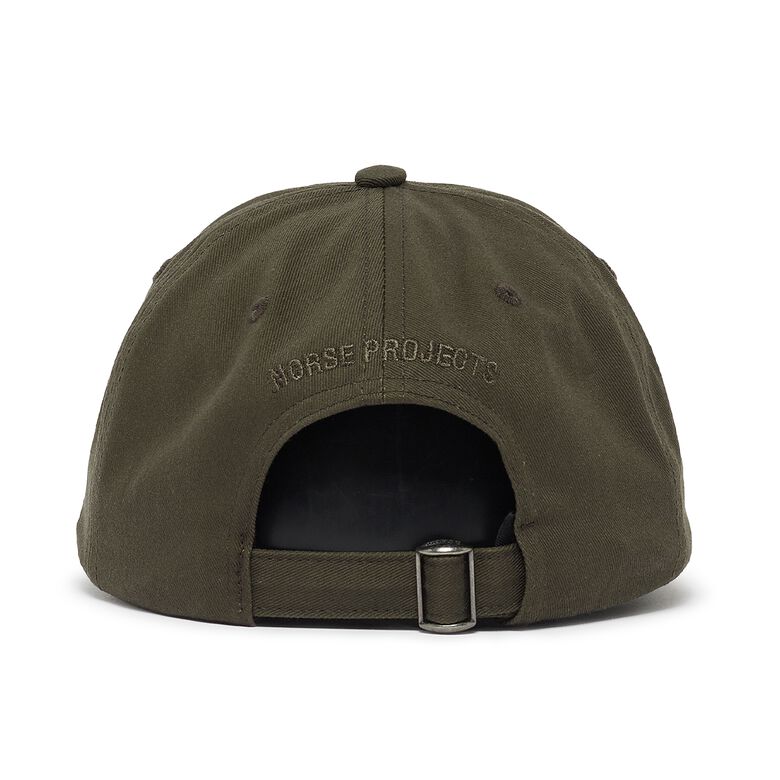 Norse Projects Felt N Twill Sports Cap beech green