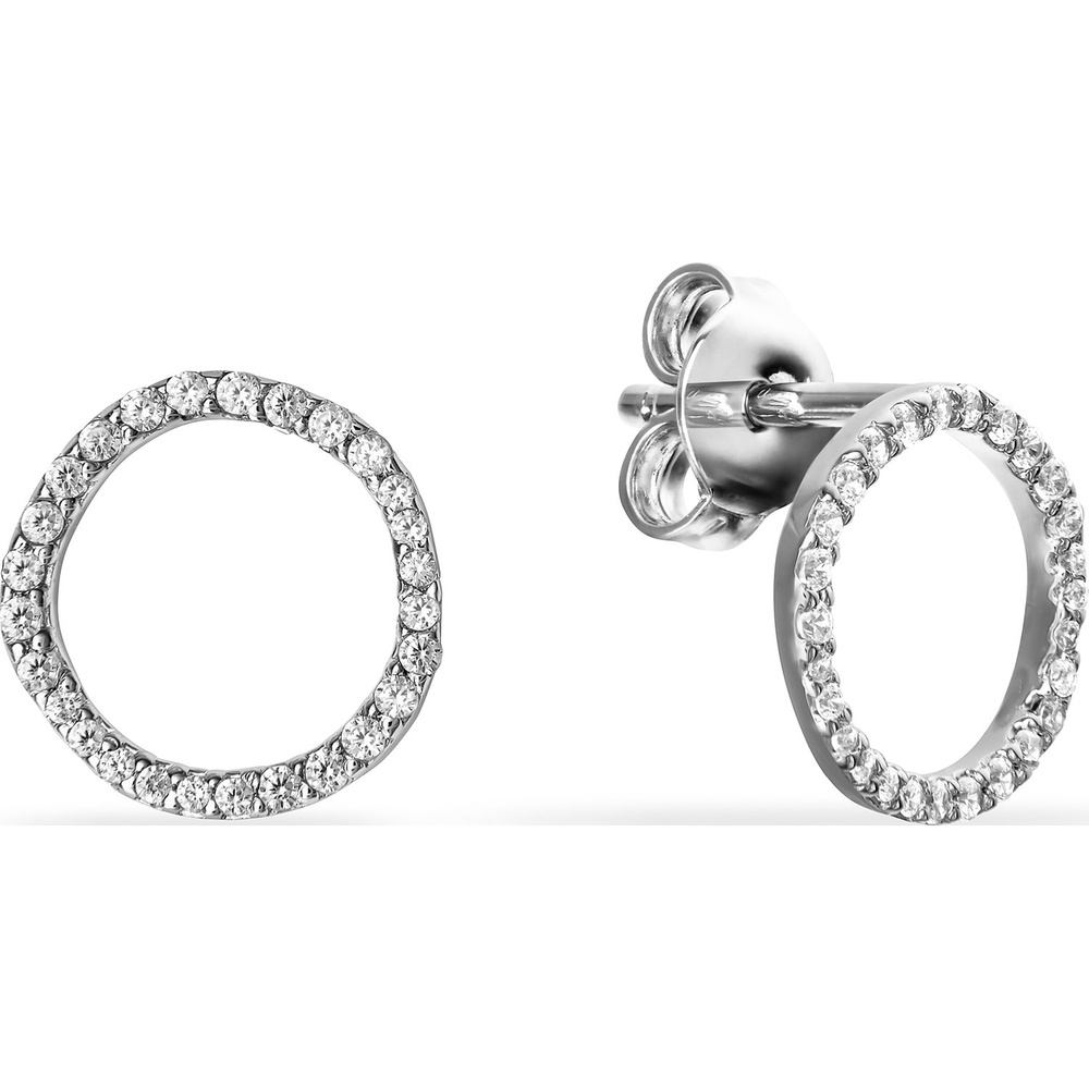 FAVS Boucles d'oreilles à fermoir à poussette 925 Argent Boucles d'oreilles