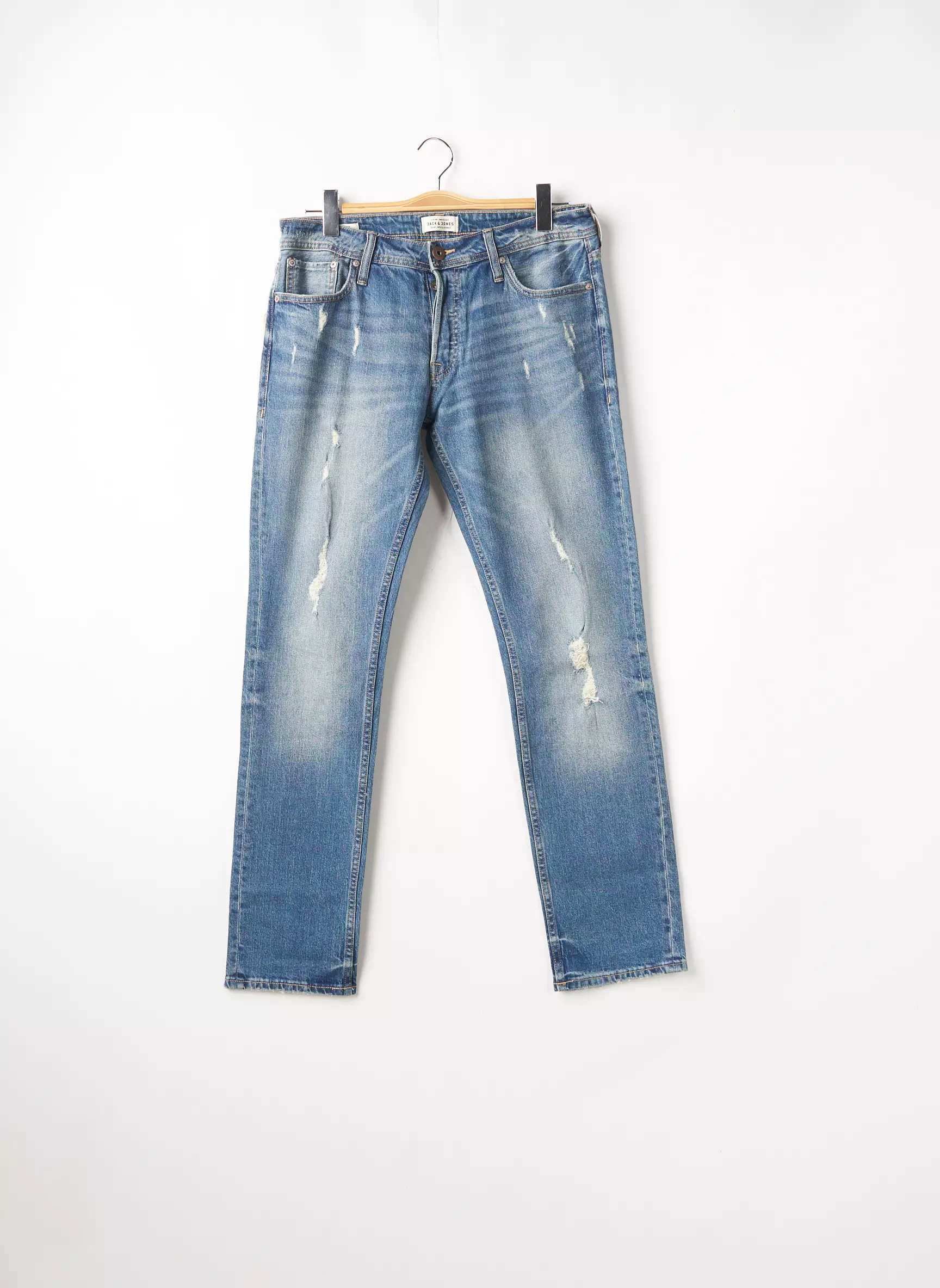 Jack Jones Jeans Coupe Slim Homme couleur bleu