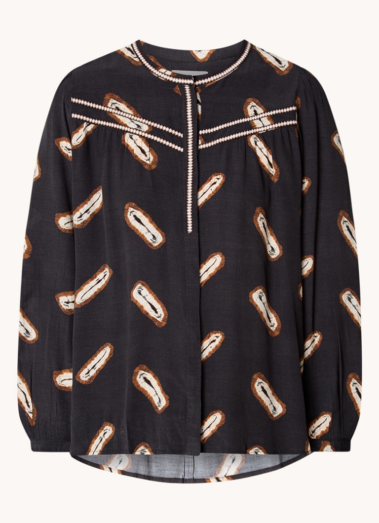 ba&sh Capella blouse with print