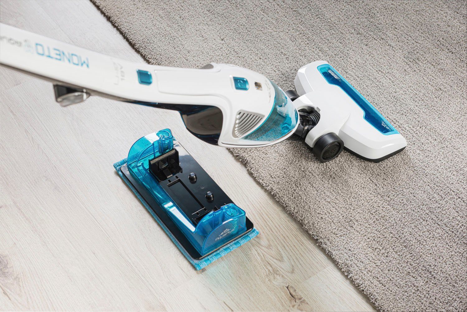 eta Nass-Trocken-Akkusauger 3 in 1 Moneto Aqua Plus ETA444990010, 39,6 W, beutellos