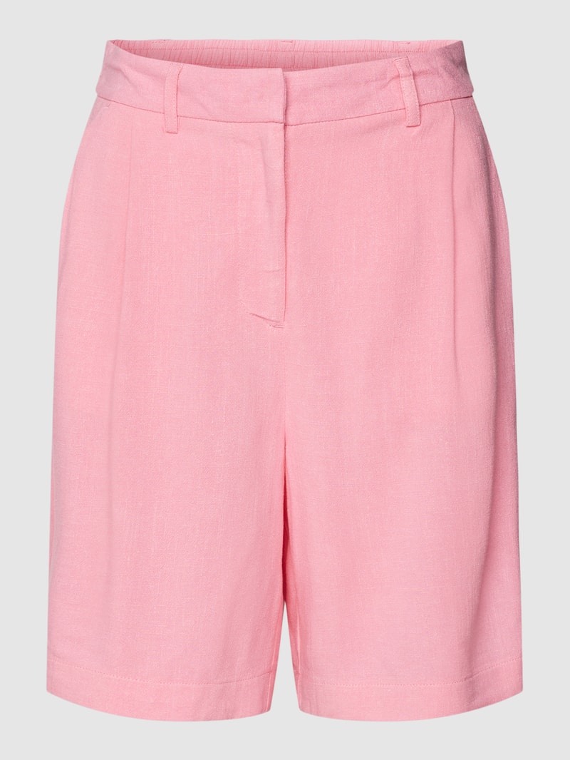 Shorts mit Bundfalten Modell 'VINSTY' in pink