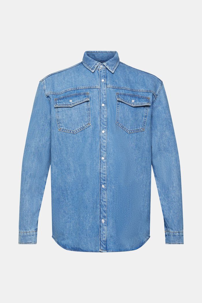 Denim-Hemd im Relaxed Fit
