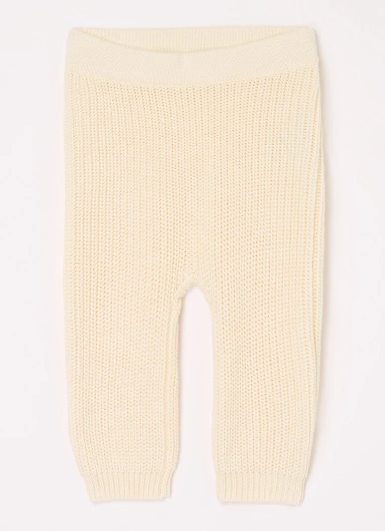 Pantaloni Luca a maglia grossa di Donsje Amsterdam, realizzati in cotone biologico.