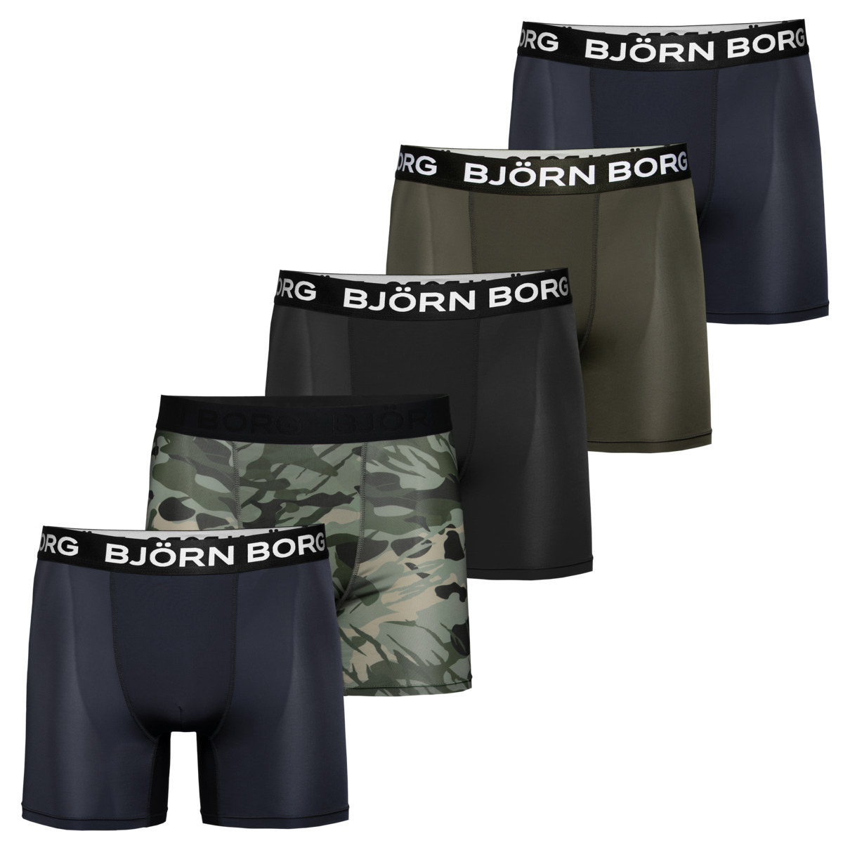Björn Borg Performance Boxer Boxershorts schwarz