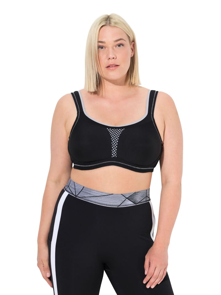 Ulla Popken Sport BH in schwarz günstig kaufen 85C