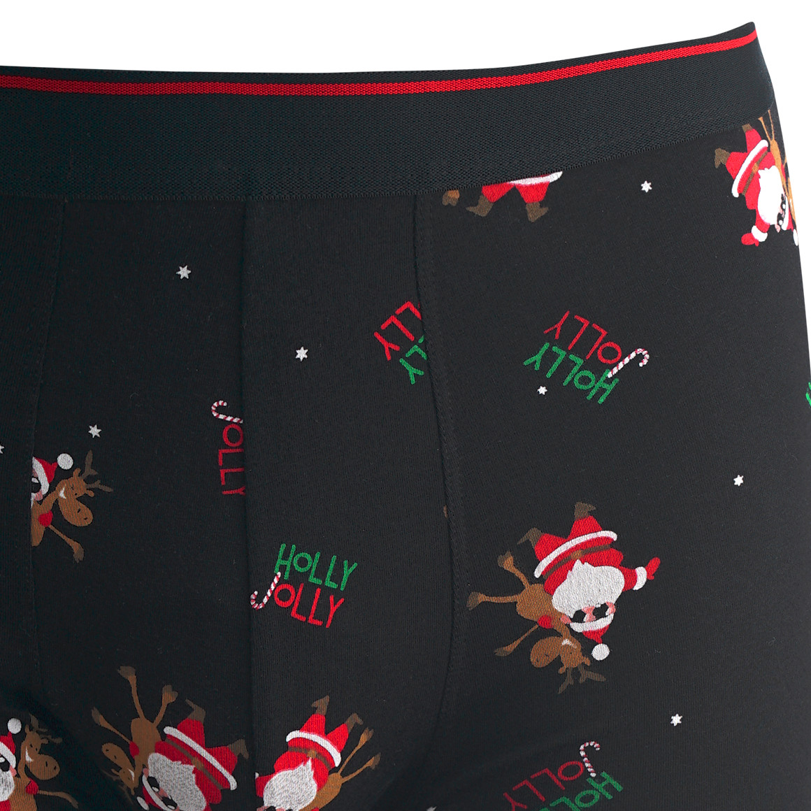Herren Retroshorts mit Santa und Rentier