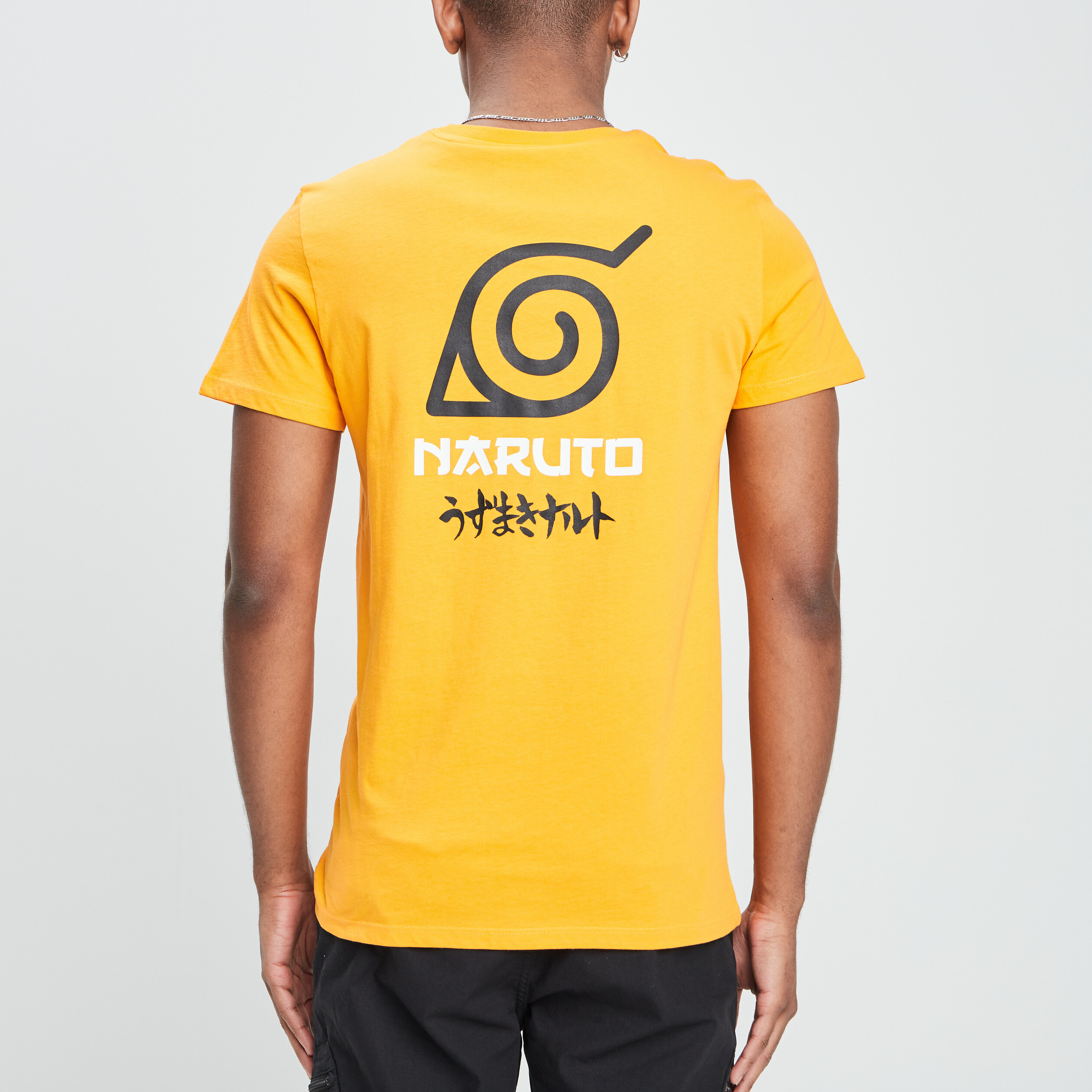 T-shirt manches courtes Naruto orange homme | La Halle