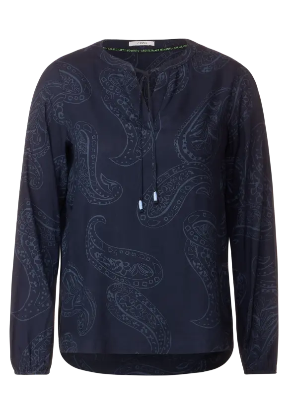 CECIL Paisley Viskose Bluse