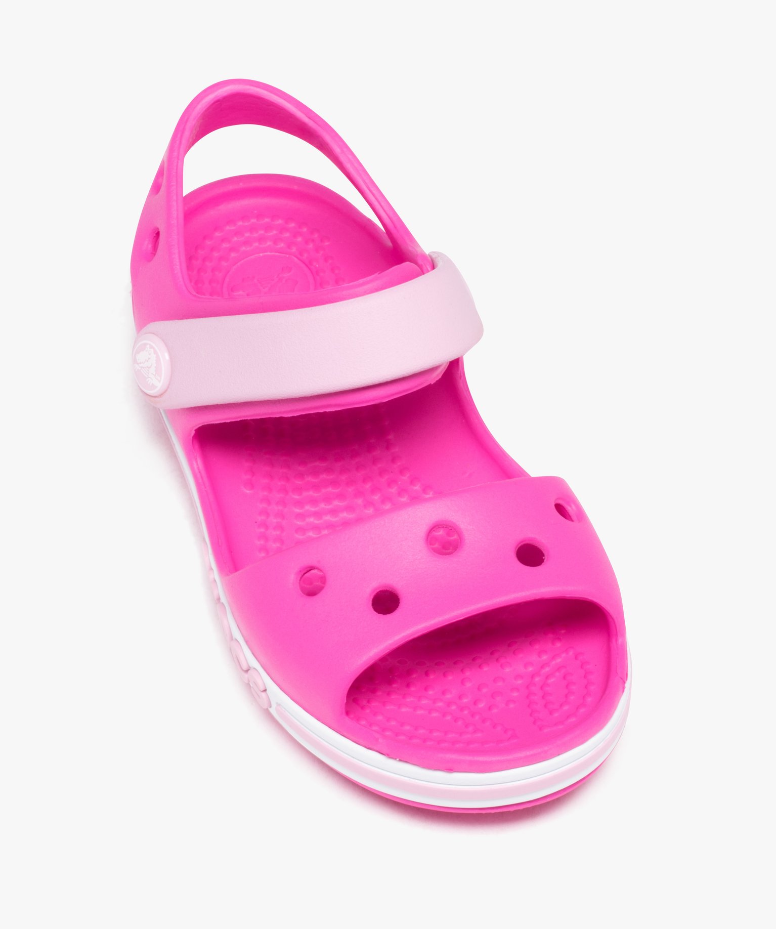 Sandales fille souples pour la plage avec bande à scratch -... rose | GEMO