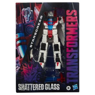 Transformers: Shattered Glass Voyager Class Actionfigur 2021 Starscream 18 cm