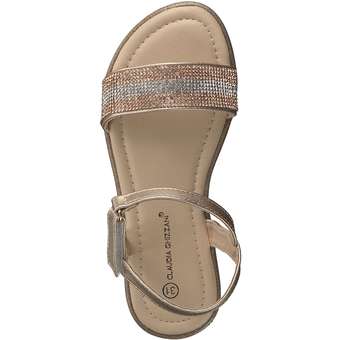 Claudia Ghizzani Sandale in gold