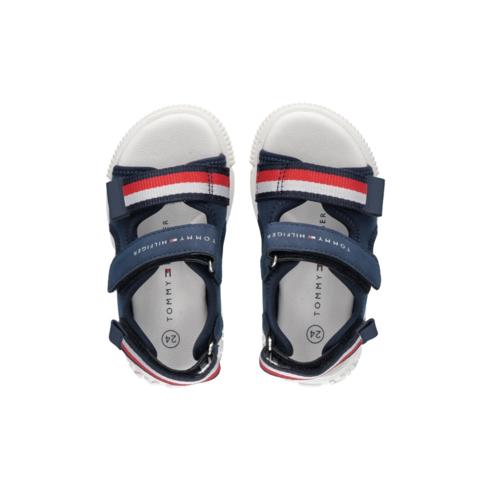 Tommy Hilfiger Stripes Sandale T1B2-32898-1589800 / blau