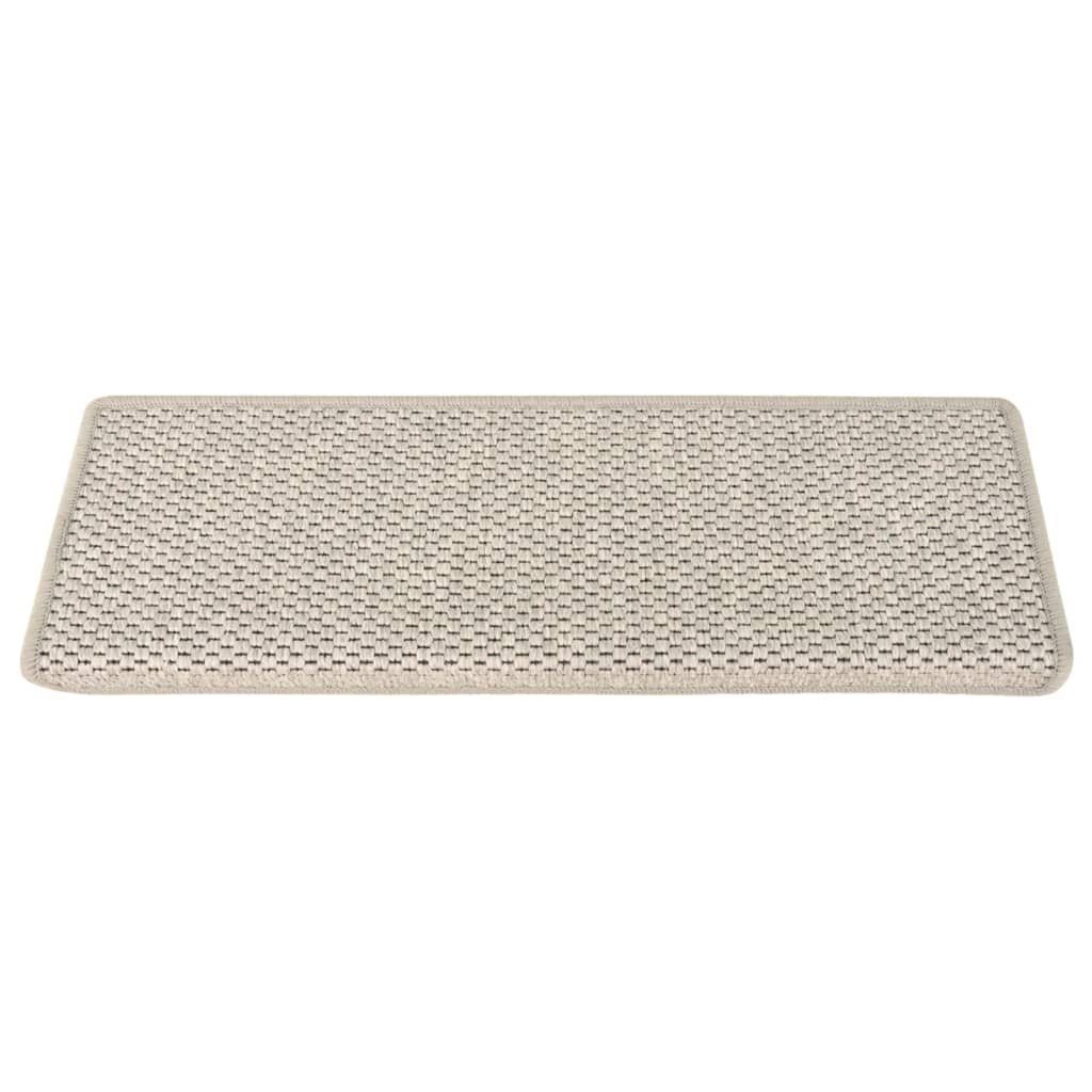 Stufenmatte Treppenmatten Selbstklebend Sisal-Optik 15 Stk. 65x21x4 cm, vidaXL, Andere, Höhe: 0.53 mm