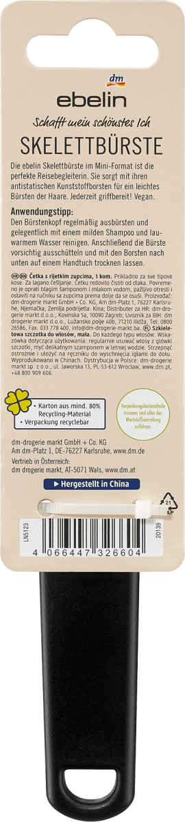 Skelettbürste klein, 1 St