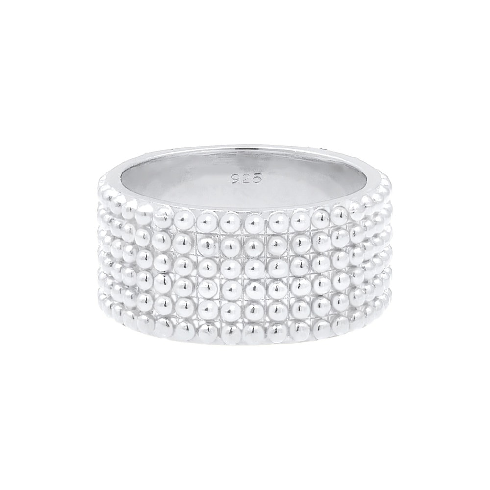 Elli Elli Bague Pois Statement Trend Blogger Bague Femme - (925/1000) Argent Bague