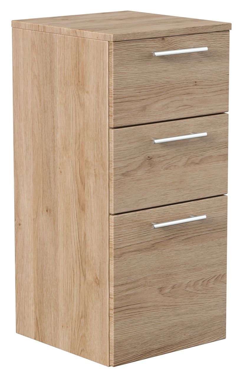 Posseik Badmöbel-Set Teramo 100 cm (6-teilig) eiche hell seidenglanz EEK: F