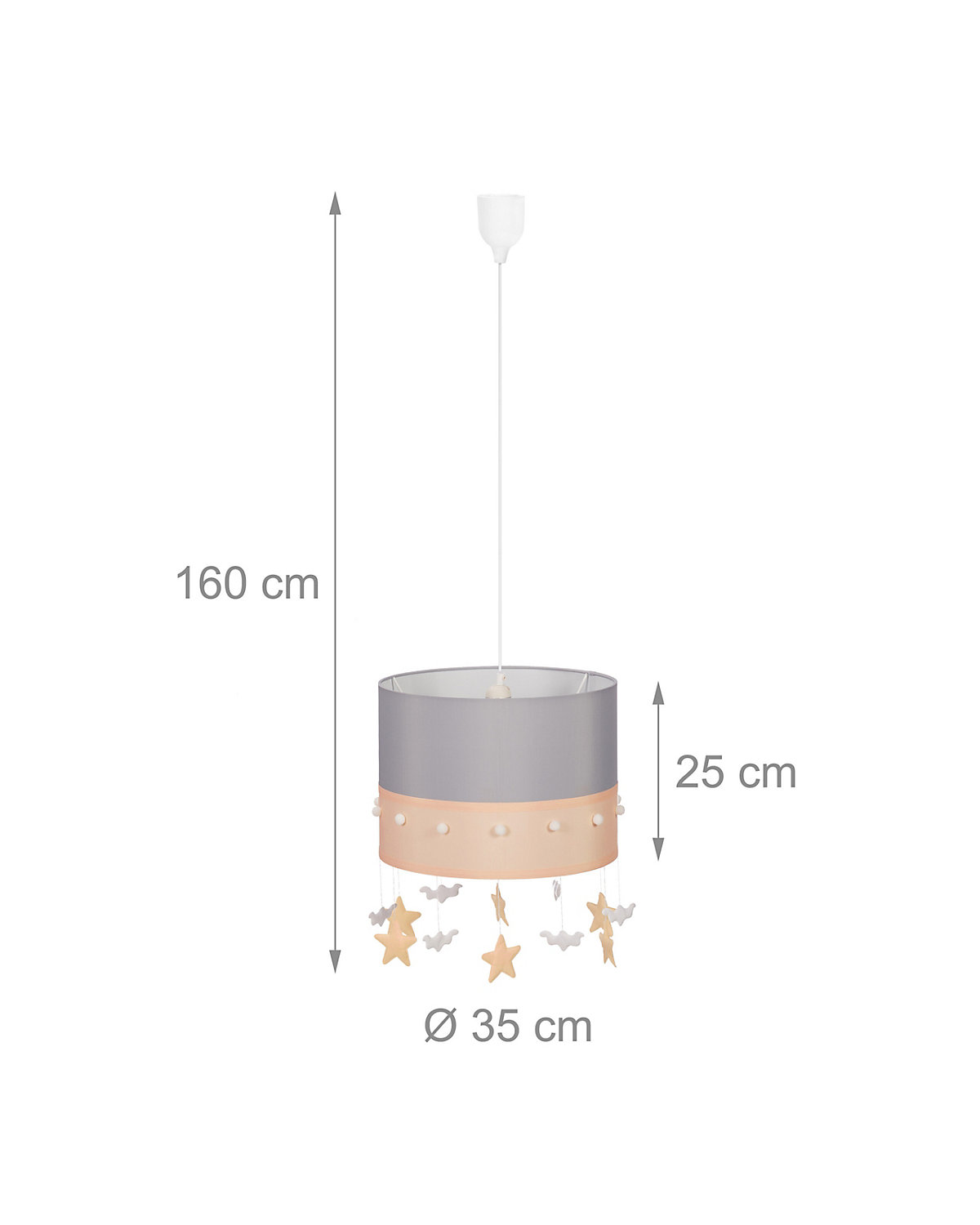 Hängelampe Kinderzimmer Himmel