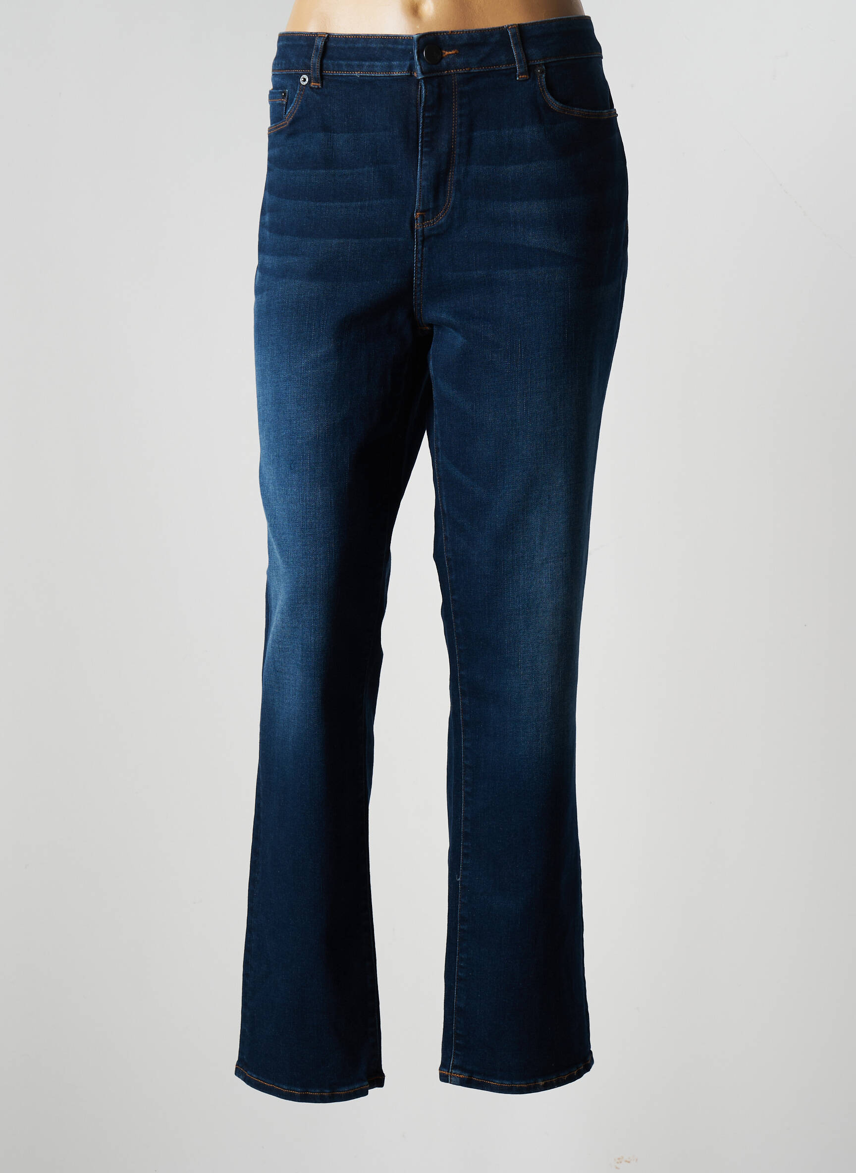 White Stuff Jeans Coupe Droite Femme couleur bleu