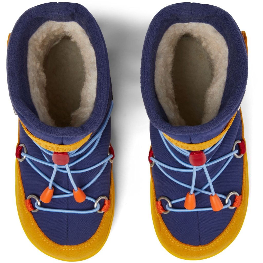 Affenzahn Schneestiefel Vegan Snowy Tukan Blau Winterbarfußschuhe