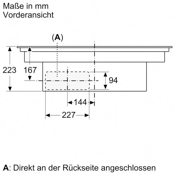 BOSCH Kochfeld mit Dunstabzug Serie 6 PVQ811F15E
