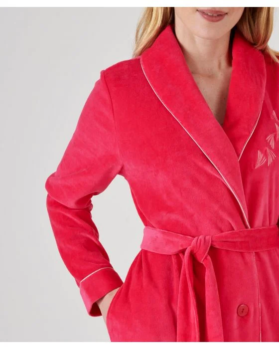 Robe de chambre maille velours