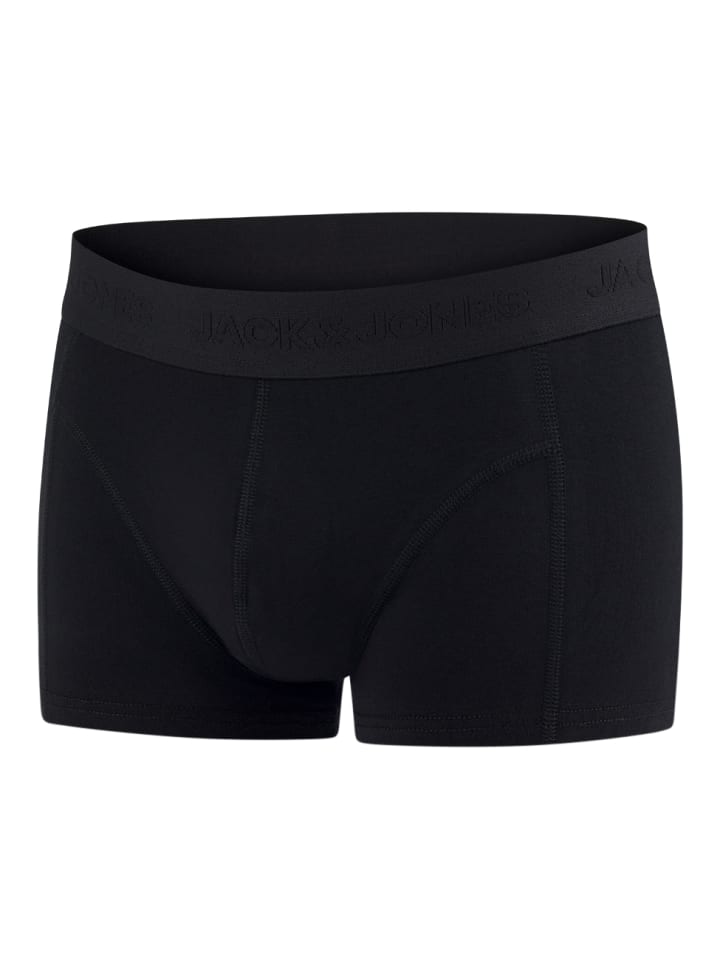 Jack & Jones Trunk 12er Pack Basic Trunks regular/straight in Schwarz günstig kaufen