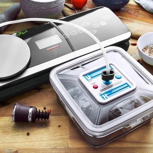 Gastroback Vakuumierer 46014 Advanced Scale Pro, 120W, ideal zum Sous-Vide-Garen