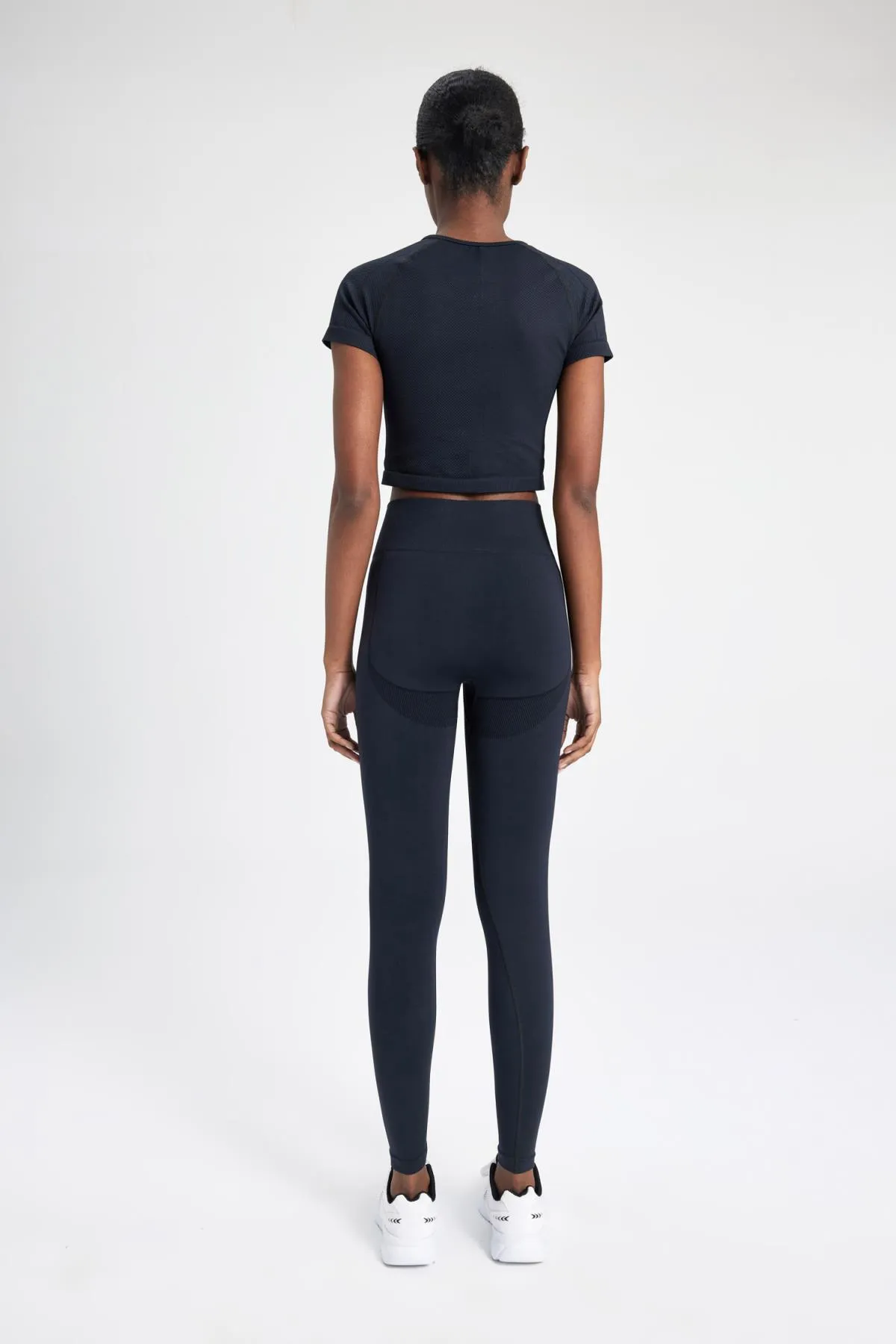 DeFacto  Sport-Leggings - Schwarz - Mittlerer Bund