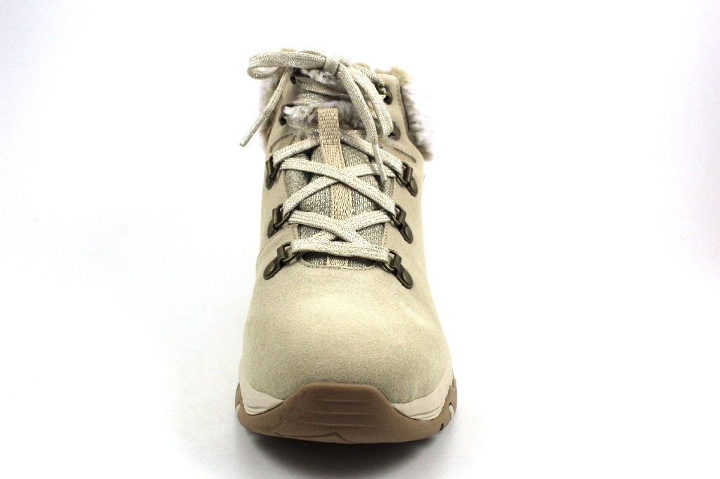 SKECHERS Stiefeletten beige Schnürboots Waterproof