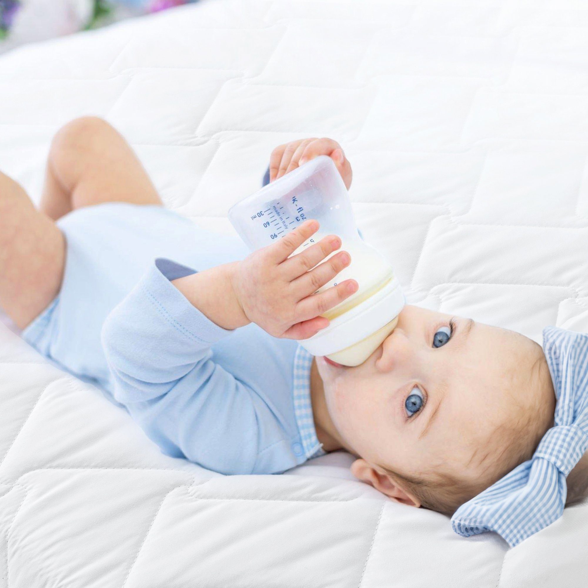 Kindermatratze Kaltschaummatratze für Baby Reisebett Matratzen Hochbett Minion, gowoll, (Antibakteriell, Kompatibel für Hausbett Babybett Ausziehbett und Kinderbett), Babymatratze