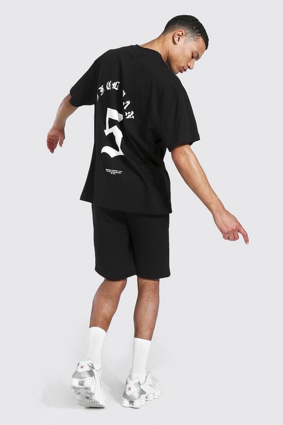 Tall Jersey-Shorts mit Man-Kordelzug
