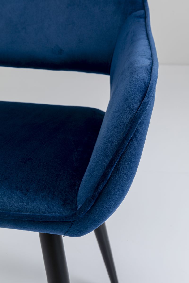 KARE Armlehnenstuhl San Francisco Blau
