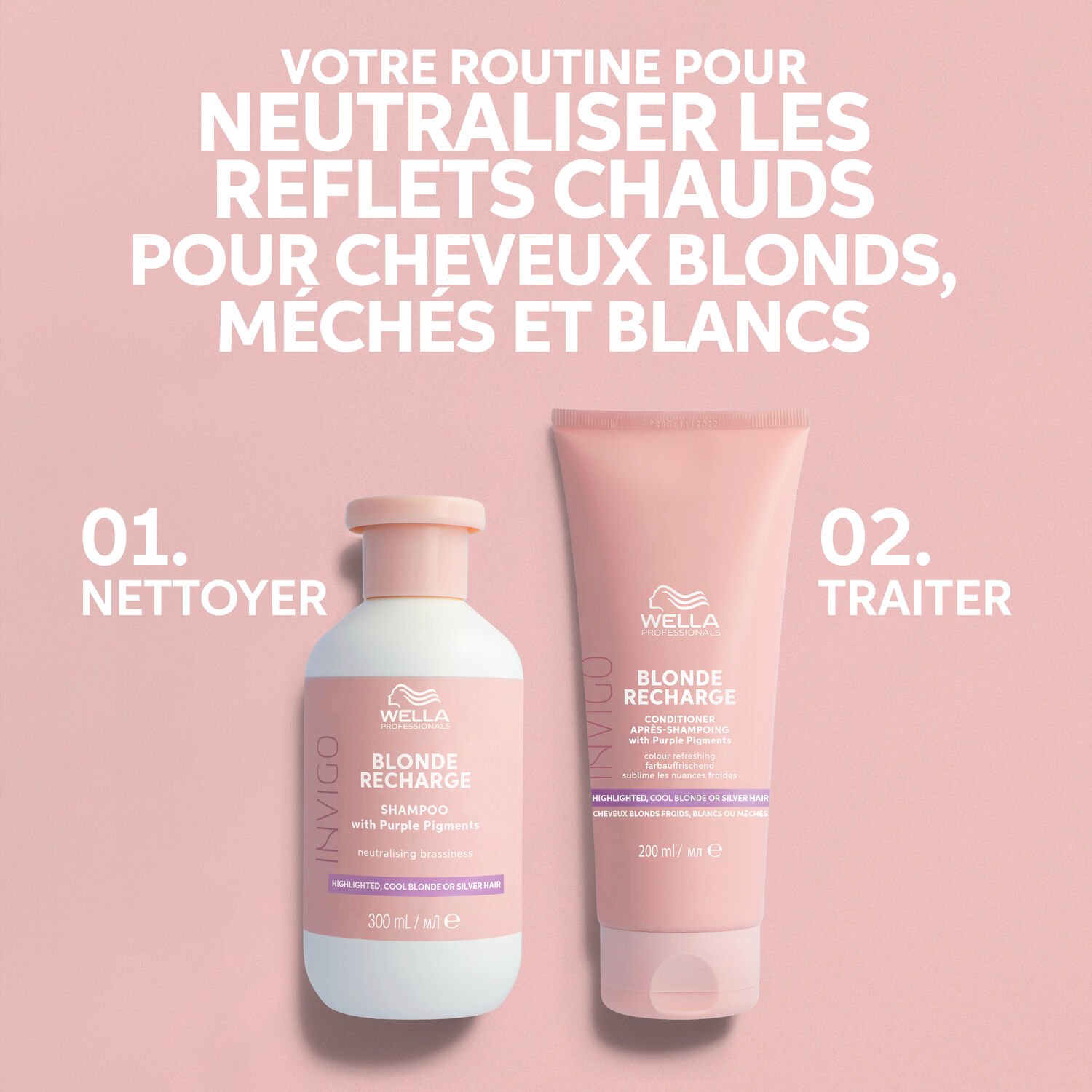 Wella Invigo Blond Recharge Shampooing Raviveur de Couleur