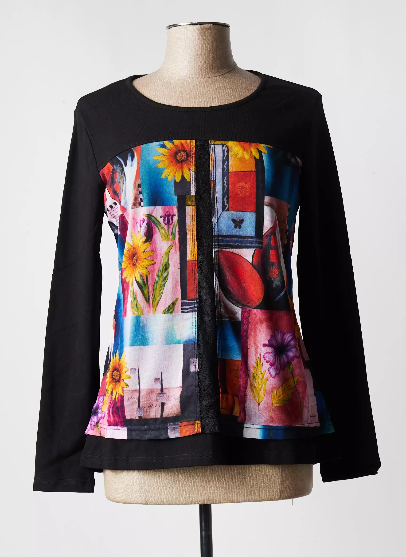 S Quise Tshirts Femme couleur noir